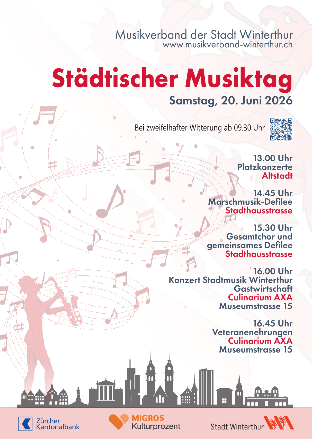 Plakat St&auml;dtischer Musiktag 2025